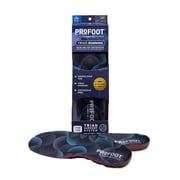 ProFoot Full Length Triad Running Orthotic Insole for Knee, Leg & Back Pain, Mens 8-13, 1 Pair