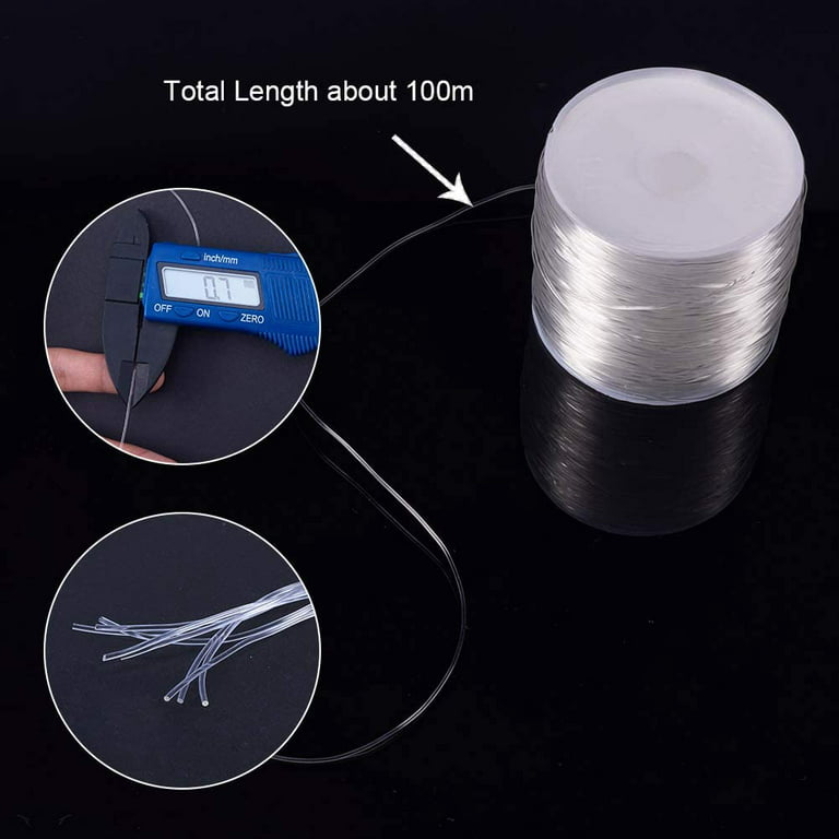 0.7mm Elastic Strong Stretch Beading Thread Line Cord Bracelet String Round  DIY