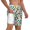 thumbnail image 3 of Balery Fathers day Mens Swim Trunks Swim Shorts for Men Quick Dry Inseam Beach Shorts with Compression Liner Pocket-X-Large, 3 of 9