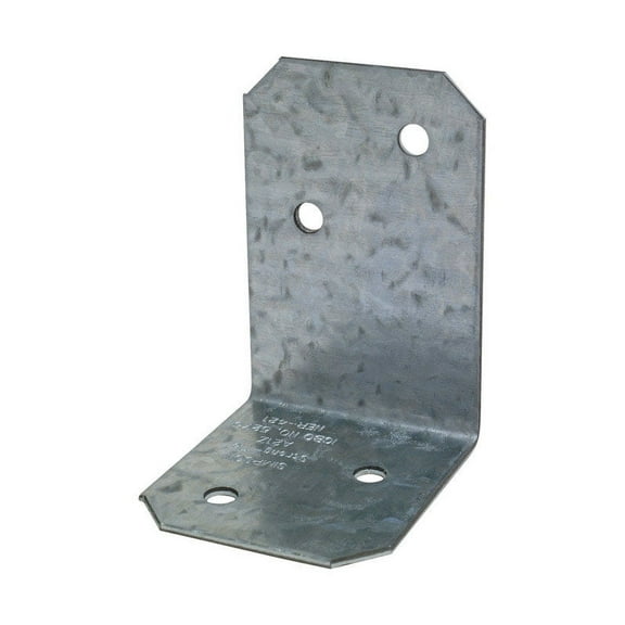 Simpson Strong-Tie Galvanized Steel Angle Bracket - 2 in W x 1.4 in L
