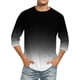 thumbnail image 1 of Camisas de Manga Larga para Hombres Imprimir Casual Cuello Redondo Blusa de Manga Corta, Camisas de Lino para Hombres, 1 of 4