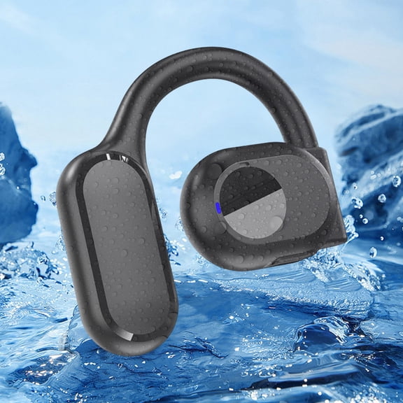 xjwjuw Wireless Bluetooth Conduction Headphones, Bluetooth 5.3 Open-Ear Headphones with IPX5 Sweatproof, 9D Stereo Sound & 12H Playtime, for Sports, Running, Cycling & Outdoor Activities