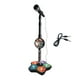 thumbnail image 2 of Micrófono de karaoke para niños con soporte | Juguete musical ajustable con luces intermitentes y sonidos de batería | Conexión MP3 para reproducción de música | Regalo de cumpleaños para niñ, 2 of 3