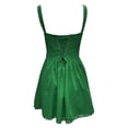 thumbnail image 1 of Vestido liso con lazo francés para mujer: falda clásica, adorable y elegante para el día a día, el trabajo o salir por la noche, tallas S-XL, 1 of 7
