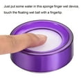 thumbnail image 5 of Unique Bargains 2.7 Inch Dia Finger Wet Sponge for Bank Counting Purple 6 Pack, 5 of 5