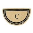 thumbnail image 4 of first impression finlay simi-circle monogrammed coir door mat, 4 of 11