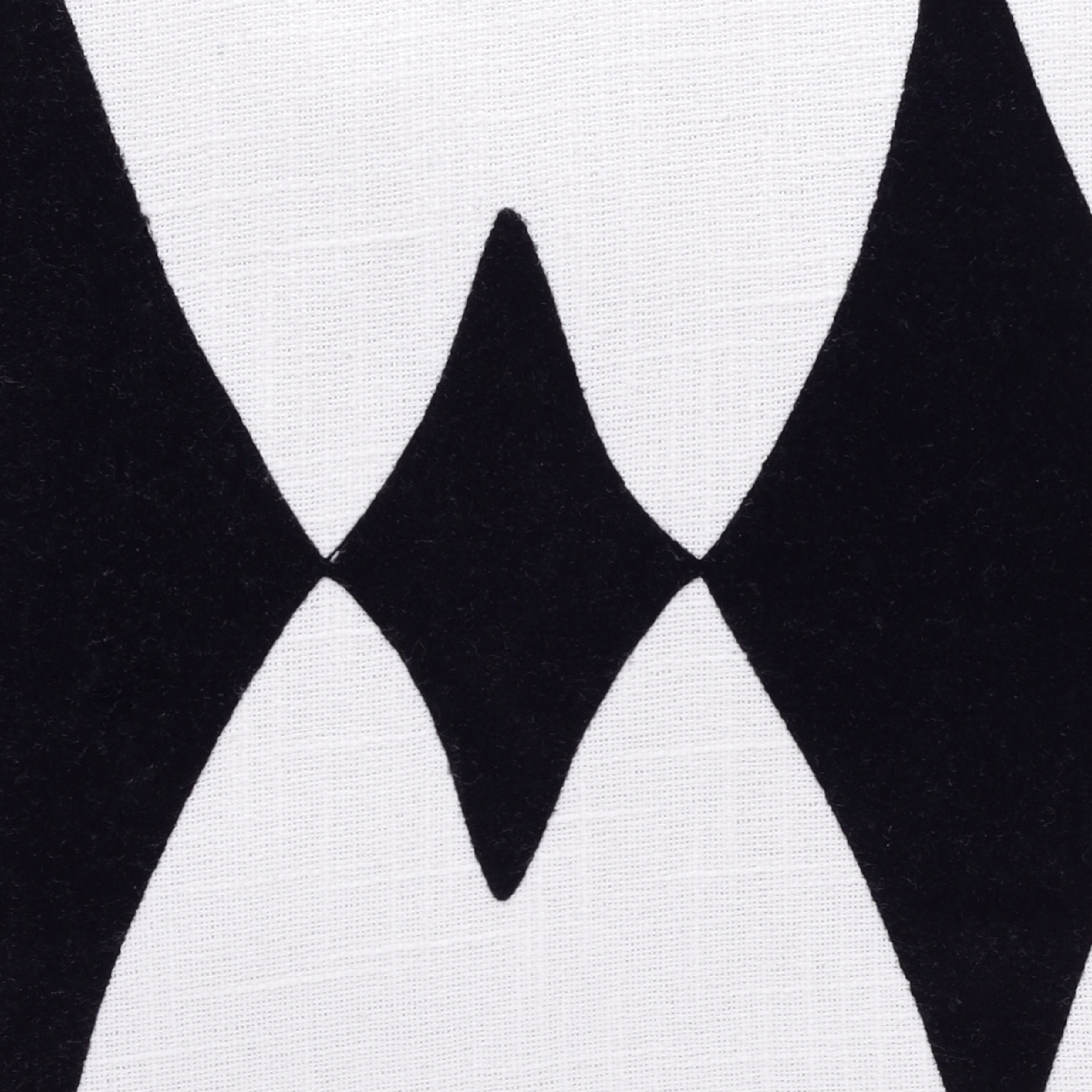 Harlow Hill Stacy Garcia 20" x 20" Onyx/White Diamond Cotton Blend Adult Decorative Throw Pillow Cover