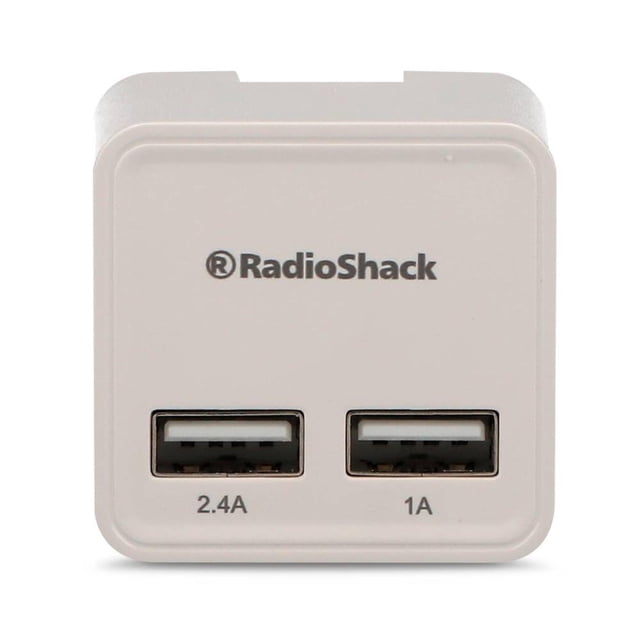 Cargador de pared RadioShack, 2 puertos USB