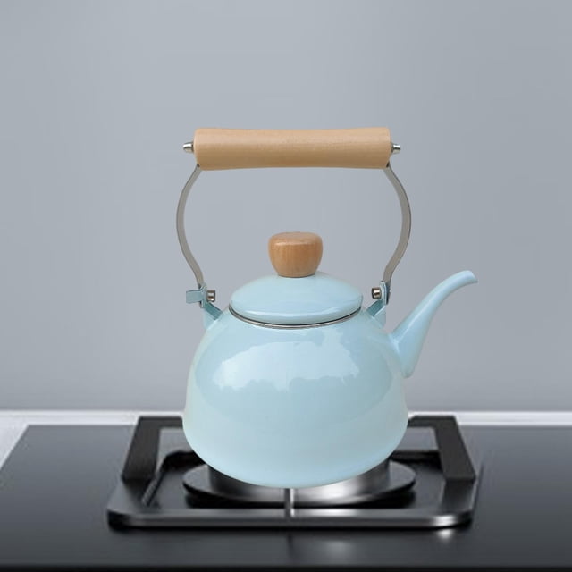 Elodie Enamel Teapot 1.4L Cookware Water Kettle for Cold Water Restaurant Household Blue