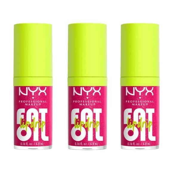 NYX Professional Makeup Fat Oil Lip Drip Gloss - Supermodel 3 Pack