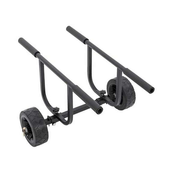 Boat Dolly Cart Transport Carrier,220lbs Load Capacity Small Sailboat Trailer,Adjustable Width Small Boat Trolley with Pull Ring and Security Straps,for Small Boats Up to 16.54 Inc