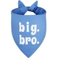 thumbnail image 2 of Big Brother Dog Bandana Blue XLarge 1PCS, Adjustable Triangle Scarf, Pregnancy Announecment, New Baby for Family., 2 of 6