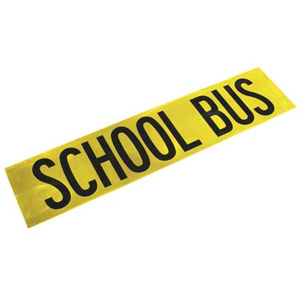 3M 98371 School Bus Sign,Refl,W 36 In, L 8.75 In