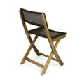 thumbnail image 3 of 2 Hillside Bistro Chair , Foldable. Wood, Brown. 17.94" X 20.67" 34.01" 2 Chairs, Foldable For Outdoor Use. Deep Wide High, 3 of 5