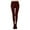 Wine, variant on Women's Velvet Blend Leggings Solid Color Stretch Fitness Exercise Pants