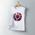 thumbnail image 4 of Qiopertar Blouse Sans Manches Imprimée Mode Décontractée pour Femmes Col Rond Pull Slim Offres de la Semaine Liquidation à Moins de 5$ jusqu'à 90 % de Réduction, 4 of 5