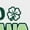 WHITE, variant on Deadpool - St. Patrick's Day Prone To Shenanigans - Juniors Cropped Graphic T-Shirt