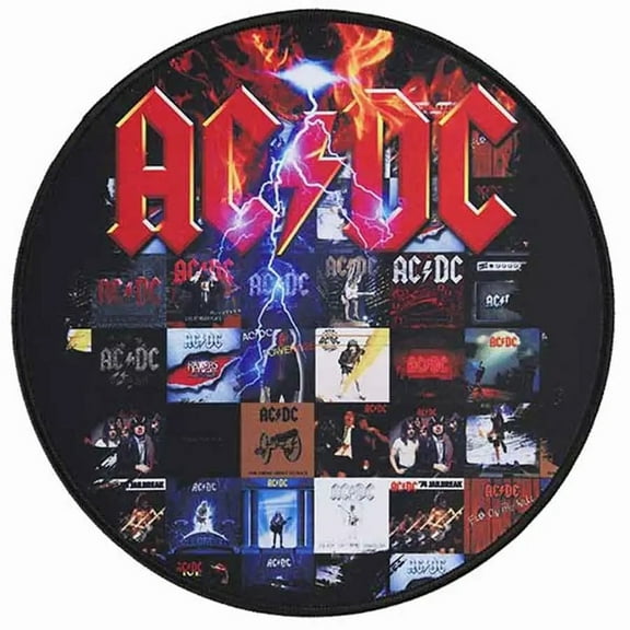 Subsonic 11.8-In. Round Gaming Mouse Pad (AC/DC), SA5646-A2