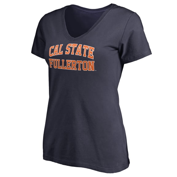 Women's Navy Cal State Fullerton Titans Everyday T-Shirt