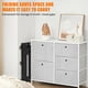 thumbnail image 4 of Yeshouse Carretilla plegable, carretilla de mano resistente con capacidad de carga de 80 kg, base de acero y asa ajustable, carrito plegable multiusos con ruedas para mudanzas, compras y viajes, 4 of 6