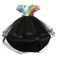 thumbnail image 2 of XXWXYD Elegant Girls Sequins Wedding Flower Girl Dress for Princess Par𝗍y Pageant Formal Short Sleeve Lace Tulle Prom Gowns Special Event Wear with Beautiful Details, 2 of 3