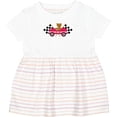 thumbnail image 3 of Inktastic Race Car Racing Bear Animal Girls Baby Dress, 3 of 5