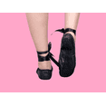 thumbnail image 3 of Zapatilla De Ballet De Piel Suela Corrida Negro y Blanco 15 a 30 negro 27.5 Damaris Alberlui BALLET SUELA CORRIDA, 3 of 4