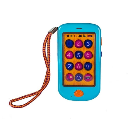 Battat B Hi Phone Touch Screen Toy Phone for Kids 18 Months and Up with Batteries
