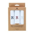 thumbnail image 2 of Umo Lorenzo  Cotton Boxed Initial Alphabet Handkerchiefs (Pack of 3) (Men's), 2 of 3