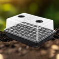 thumbnail image 3 of La Semilla Planta Flores Cultiva Bandeja Inicio Caja Cajas 24/48 Agujeros Con Domo Humedad para El Cultivo Hidroponía, 3 of 9
