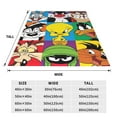 thumbnail image 3 of Looney Tunes Cartoons Blanket Super Soft Cozy Throw Blanket Fuzzy Comfy Flannel Blanket Warm Plush Blankets For Couch, Sofa, Bed 50"X40", 3 of 8