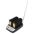 thumbnail image 4 of Wireless Calling System, Plug and Play 100-240V 1000 Meters Transmission Long Standby Time Restaurant Pager System 16  for Pizzeria for Restaurant US Plug, 4 of 7