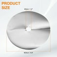 thumbnail image 2 of Uxcell 6pcs Tree Mulch Ring 9.8 Inch Non-Woven Round Tree Protector Weed Barrier Mat Plant Cover Rings for Weed Grass Control Root Protection, Silver, 2 of 7