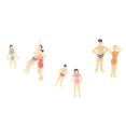 thumbnail image 4 of 20x 1/50 Scale Painted Model Swimsuits Swimmers Figures Beach Sunbathing Accessories, 4 of 8