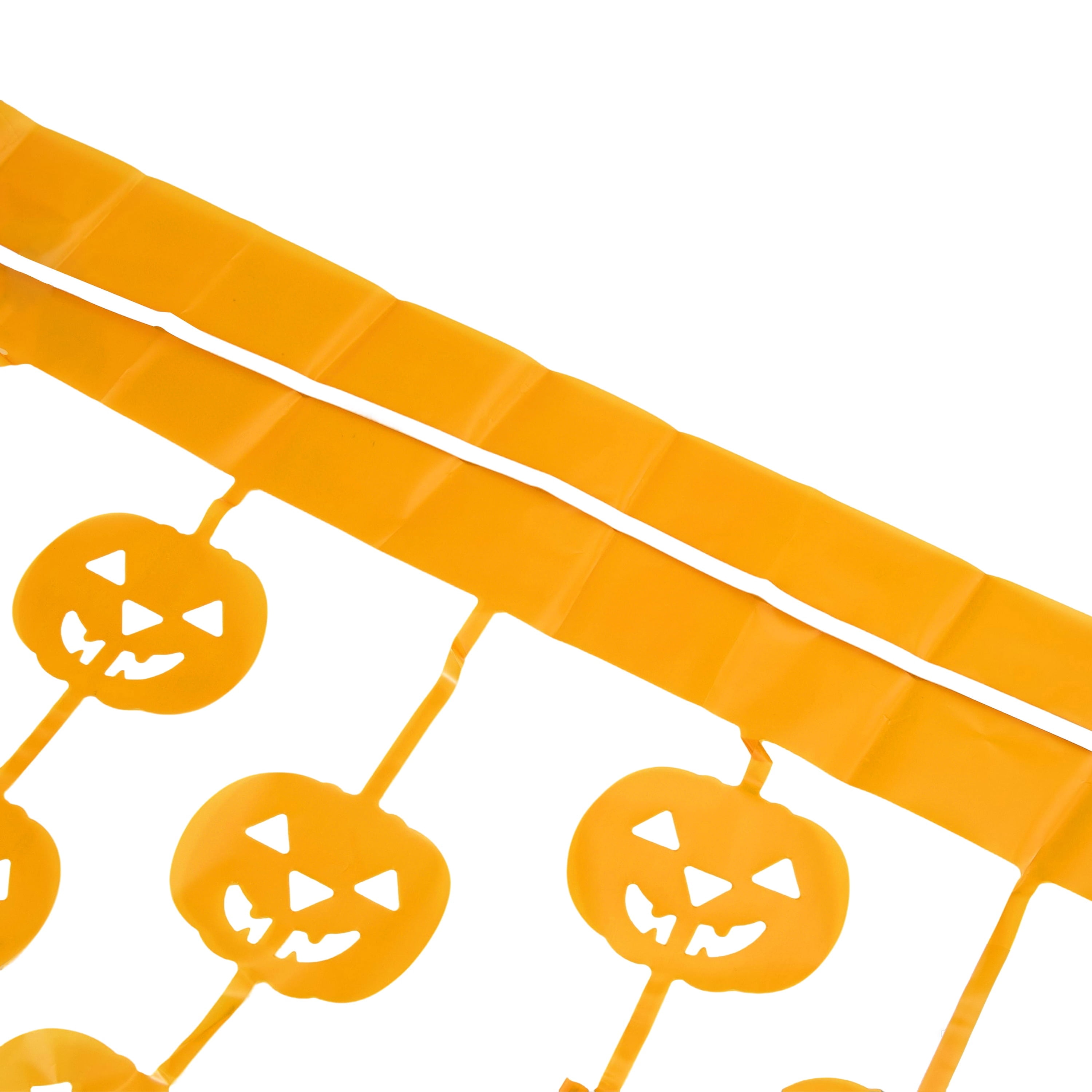 Pumpkin Fringe and Banner Door Decoration Set, Multicolor, Halloween by Way To Celebrate
