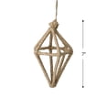 thumbnail image 5 of Allstate 6" Beige Jute Wrapped Open Kismet Christmas Ornament, 5 of 6