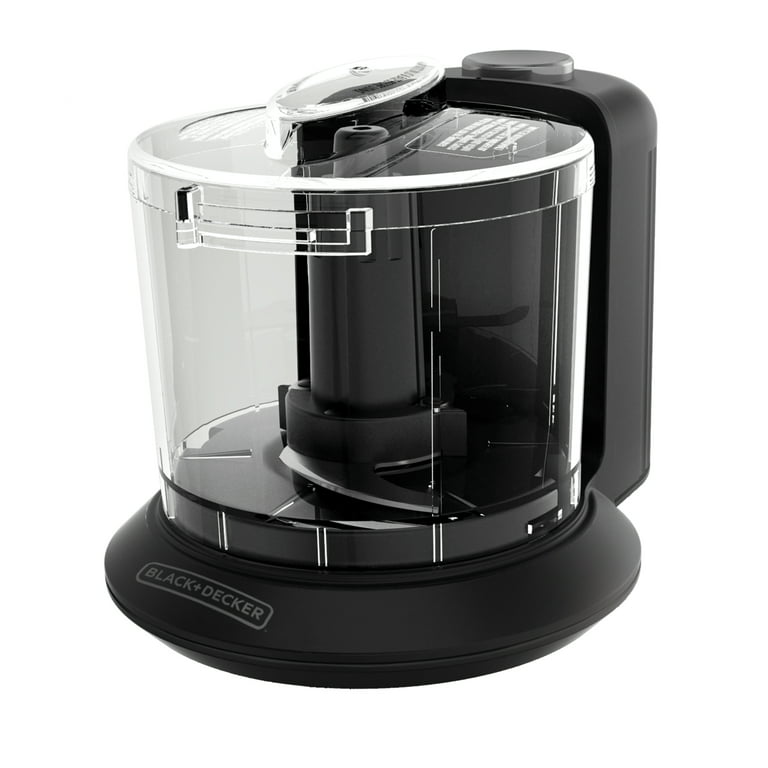  Black+Decker HC306 1.5 Electric Food Chopper, 2 Cup, White:  Food Processors: Home & Kitchen