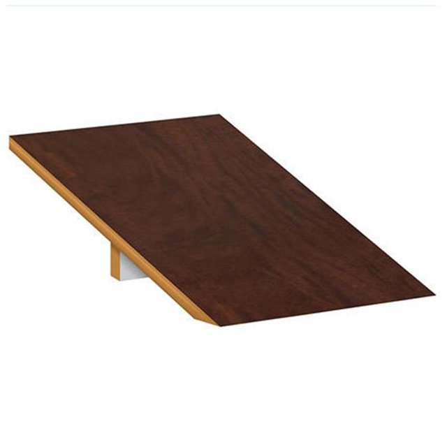 Salsbury Industries 22251MAH Sloping Hood for Extra Wide Designer Wood Locker - 1 Wide - Mahogany