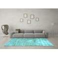 thumbnail image 3 of Ahgly Company Indoor Rectangle Persian Light Blue Traditional Area Rugs, 7' x 9', 3 of 4