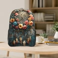 thumbnail image 5 of Gaeub Floral Dreamcatcher Elegance Print Clear Backpack ,Clear Transparent Backpack, PVC Bag with Side Pockets,for Concert, Beach, Work, Travel & Sporting, 5 of 7