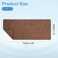 thumbnail image 2 of Uxcell 2pcs 28" x 12" Microfiber Cleaning Cloth Absorbent, Brown, 2 of 7