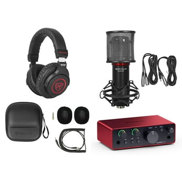 Focusrite Scarlett Solo 4th Gen USB Recording Audio Interface   Mic   Headphones