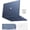 Indigo, variant on MOSISO MacBook Neo 13 Inch Case A3404 2026 Release Matte Clear Hard Shell with Reinforced Corners