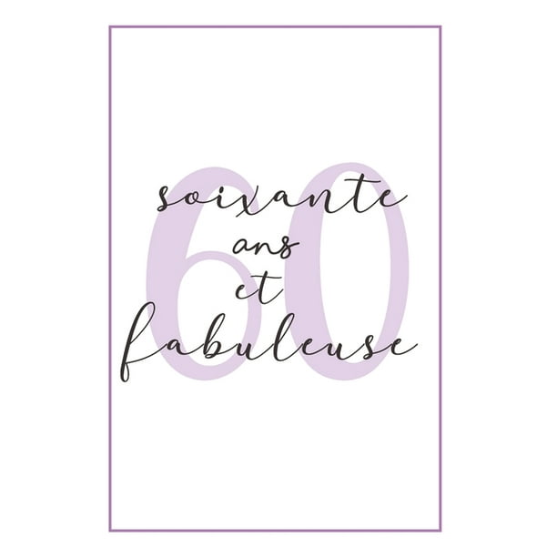 Anniversaire 60 Ans Pour Elle Carnet De Notes Idee Cadeau Pratique Et Original Pour Celebrer L