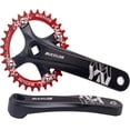 thumbnail image 1 of BUCKLOS 104 BCD Mountain Bike Single Speed Crankset 170mm MTB Square Taper Crankset and Chainring, 1 of 7