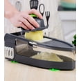 thumbnail image 4 of Multifunctional Vegetable Chopper, 13-In-1 Food Processor, Stainless Steel Blades, Interchangeable For All Cutting Needs, Includes Egg White Separator, Large Container, Safe And Easy To Clean, 4 of 6