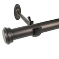 thumbnail image 2 of Decopolitan End Cap Single Rod Set, 18 to 36-Inch, Toasted Copper, 2 of 6