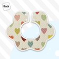 thumbnail image 4 of Hirioo Heart Polka Dot for Baby Cotton Petal Bib Drool Bibs for Baby Boy Unisex, 4 of 9