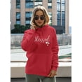 thumbnail image 2 of Blessed. Hoodie Women -GoatDeals Designs, Female Medium, 2 of 4