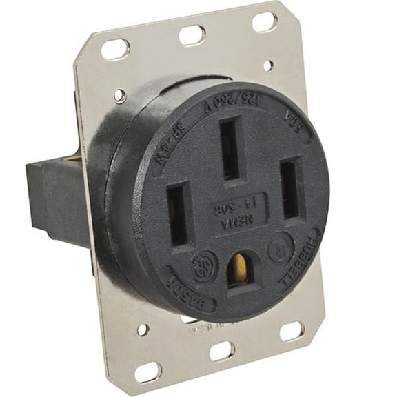 HUBBELL HBL9450A HUBBELLRECEPTACLE 3P4W 50A 125 (Genuine OEM Part)